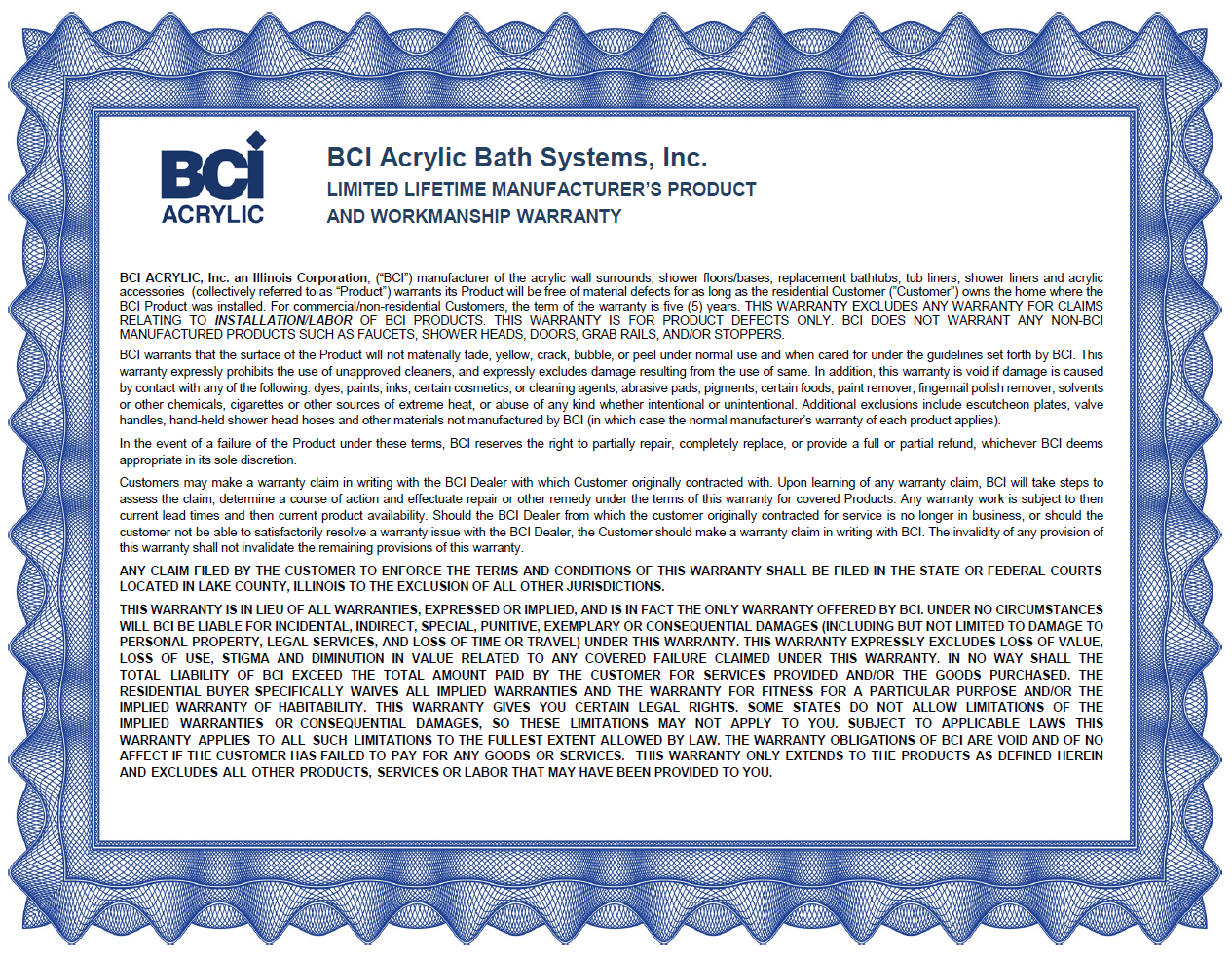 Warranty Bath Pro of Western PA